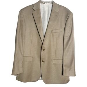 Lauren Ralph Lauren Blazer Men Beige Linen Blend‎  Jacket Luxury Size 43R